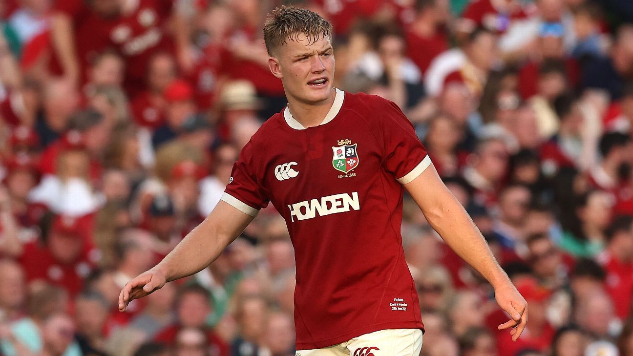British and Irish Lions vs. Waratahs: Fin Smith at 10; Tadhg Beirne captain