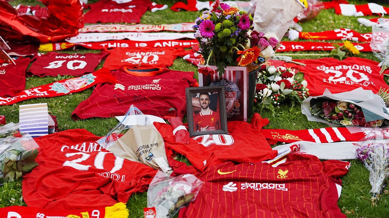 Diogo Jota’s funeral to be held in Gondomar, Portugal on July 5