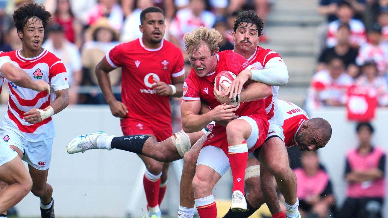 Wales fall to Japan as losing streak extends to 18 Tests
