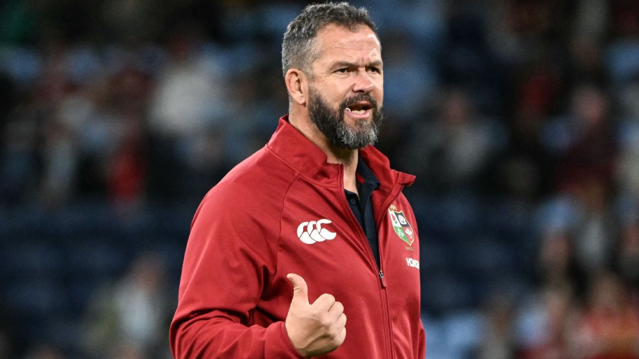 British and Irish Lions vs. Australia: Andy Farrell denies ‘overconfidence’
