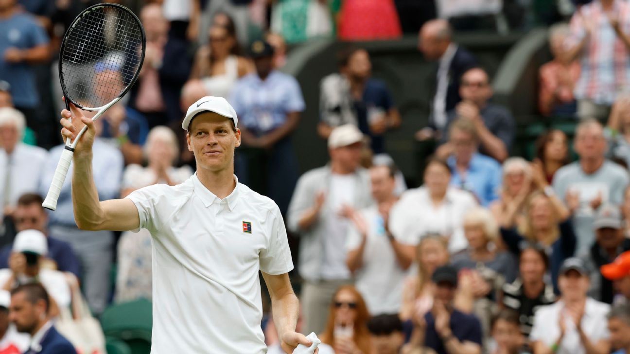 No. 1 Jannik Sinner cruises into round of 16 at Wimbledon 2025
