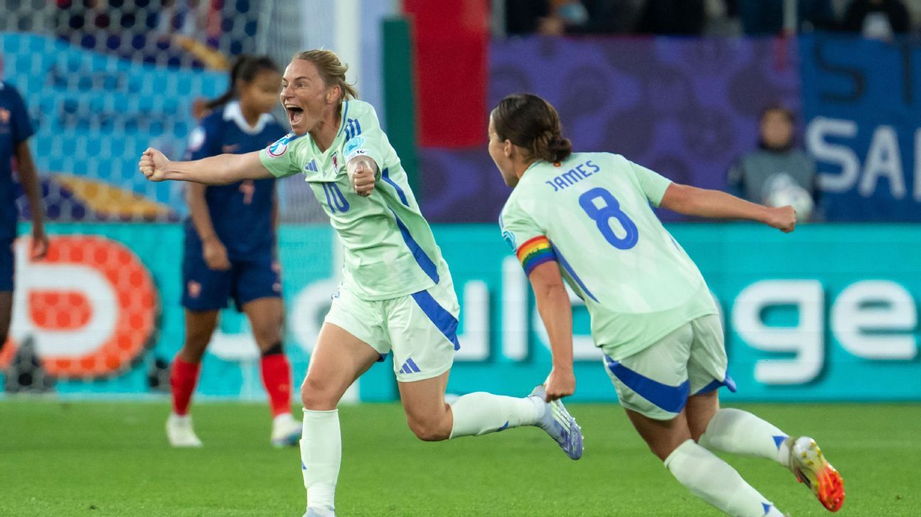 Euro 2025: Jess Fishlock nets historic Wales goal in France loss