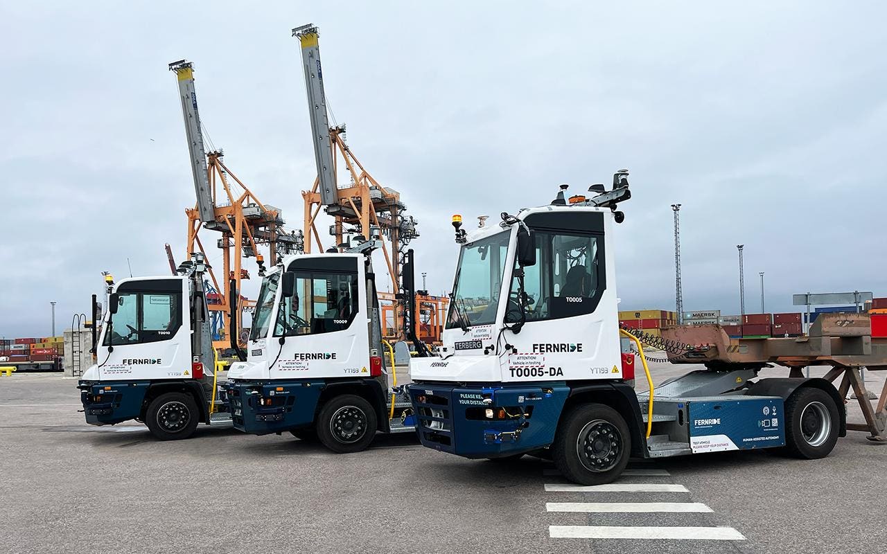 FERNRIDE Launches Driverless Operations At HHLA TK Estonia Seaport