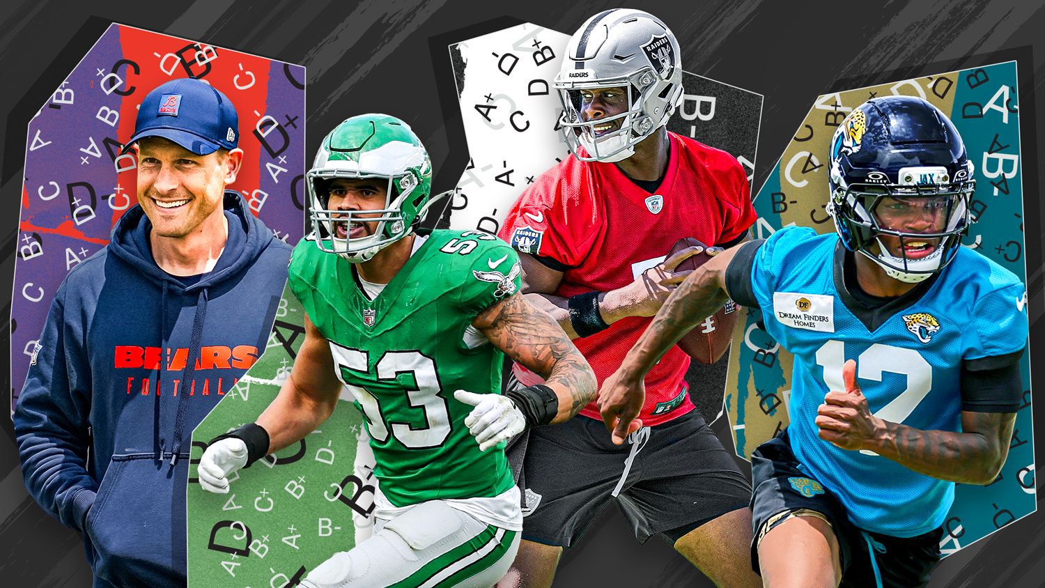 2025 NFL offseason grades: Draft, trades, more moves by team