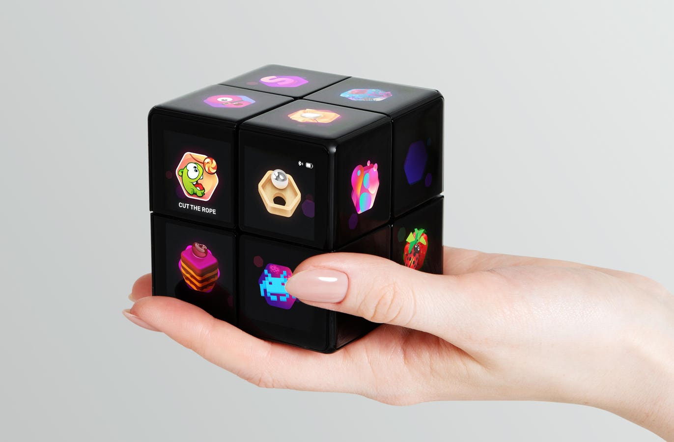 Meet The Rubik’s Cube That’s Part Console, Part Puzzle, And All Chaos