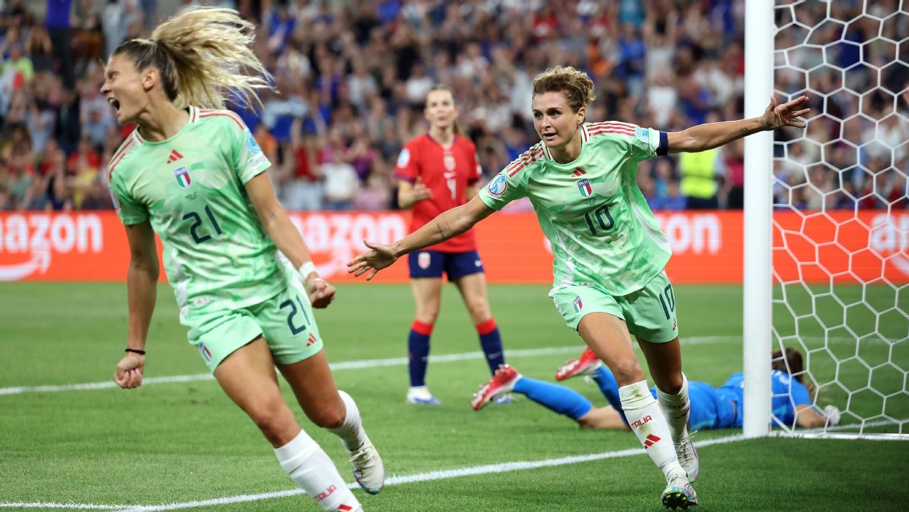 Girelli shows Norway how to be clinical as Italy reach Euro 2025 semifinal