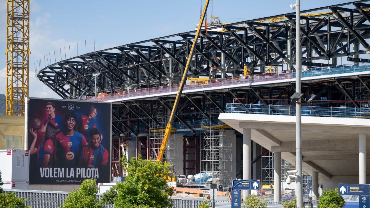 Barcelona again delay Camp Nou return over permitting issues