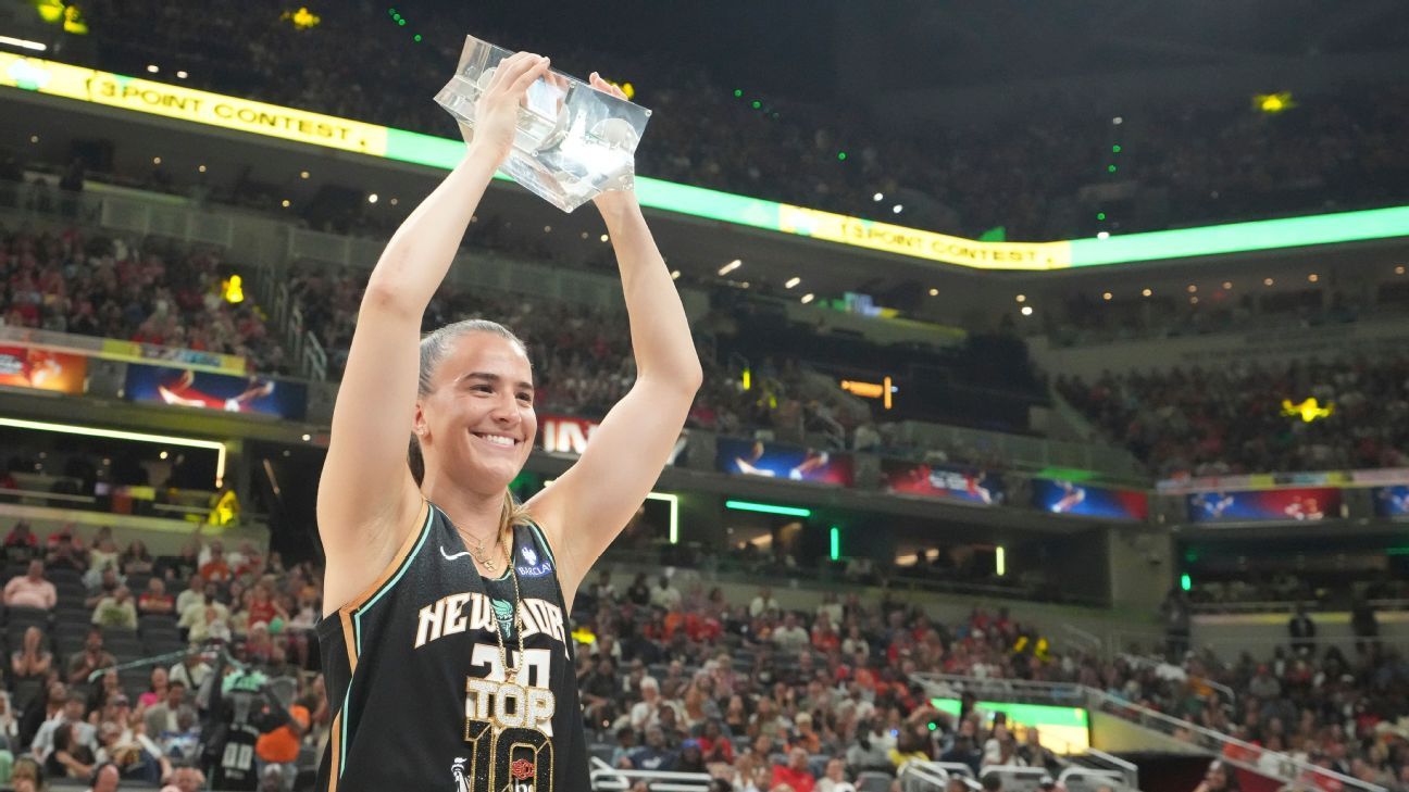 Liberty’s Sabrina Ionescu wins WNBA All-Star 3-point contest