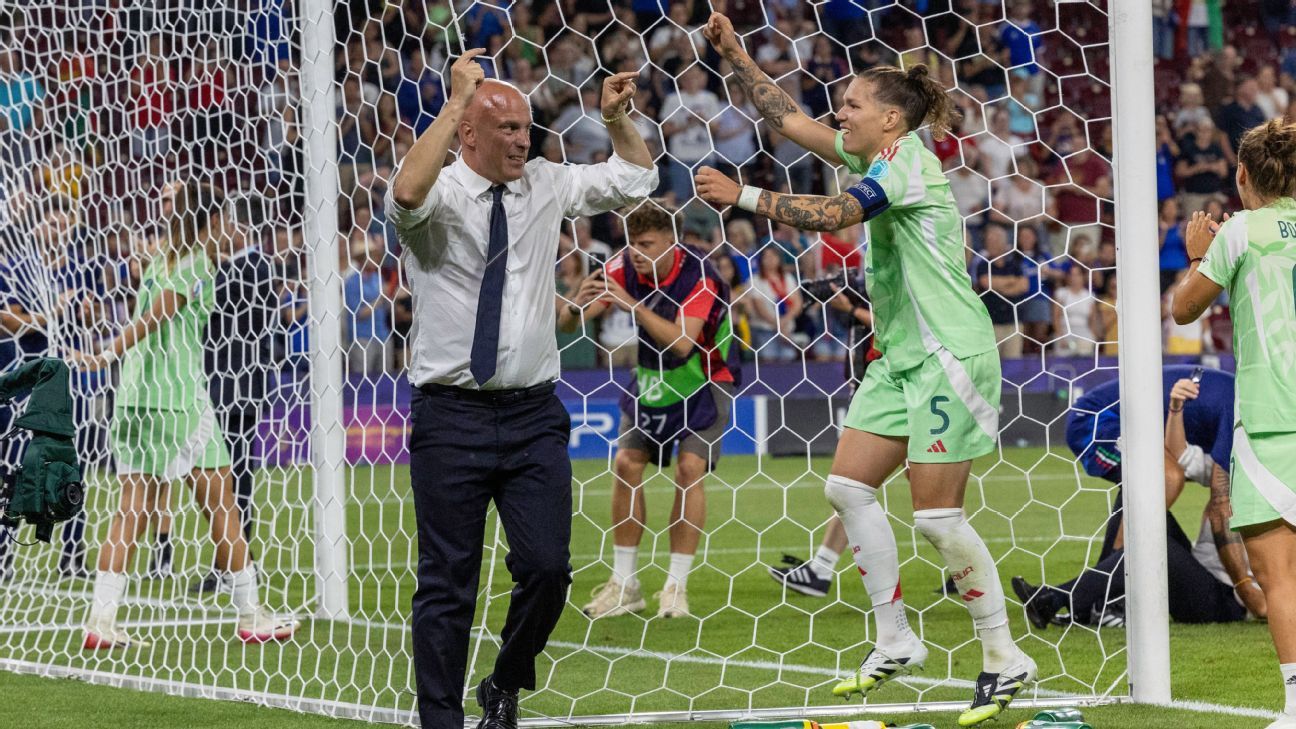 Italy riding a wave of fun, music and joy as England await
