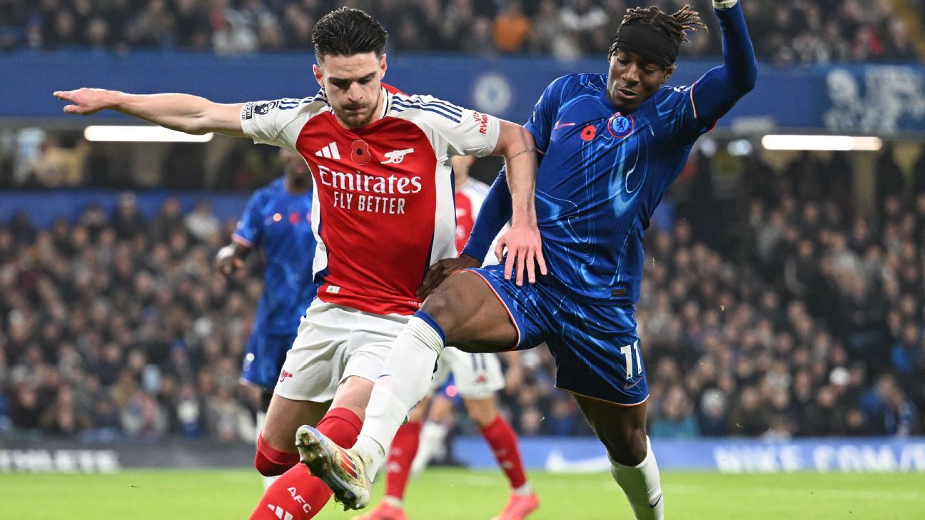 Arsenal’s Declan Rice on Madueke backlash: He’ll shock everyone