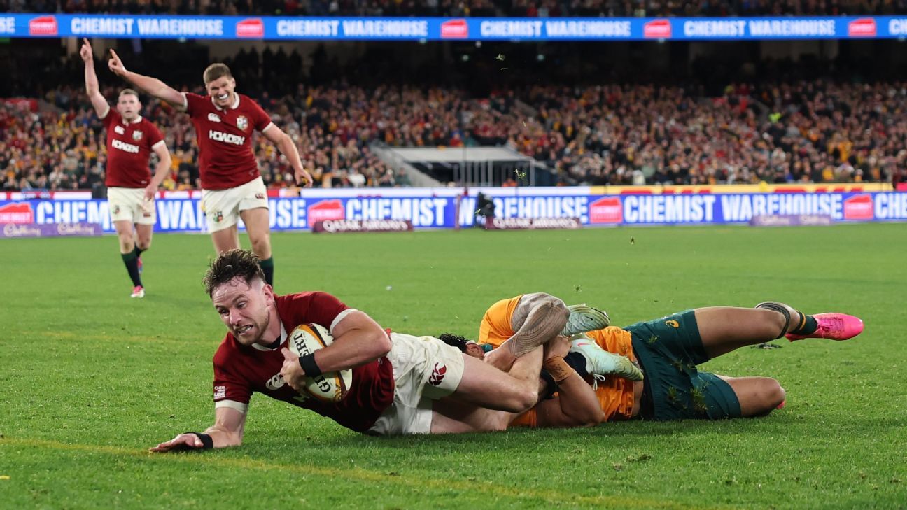 Australia 26-29 British and Irish Lions – 2nd Test match report