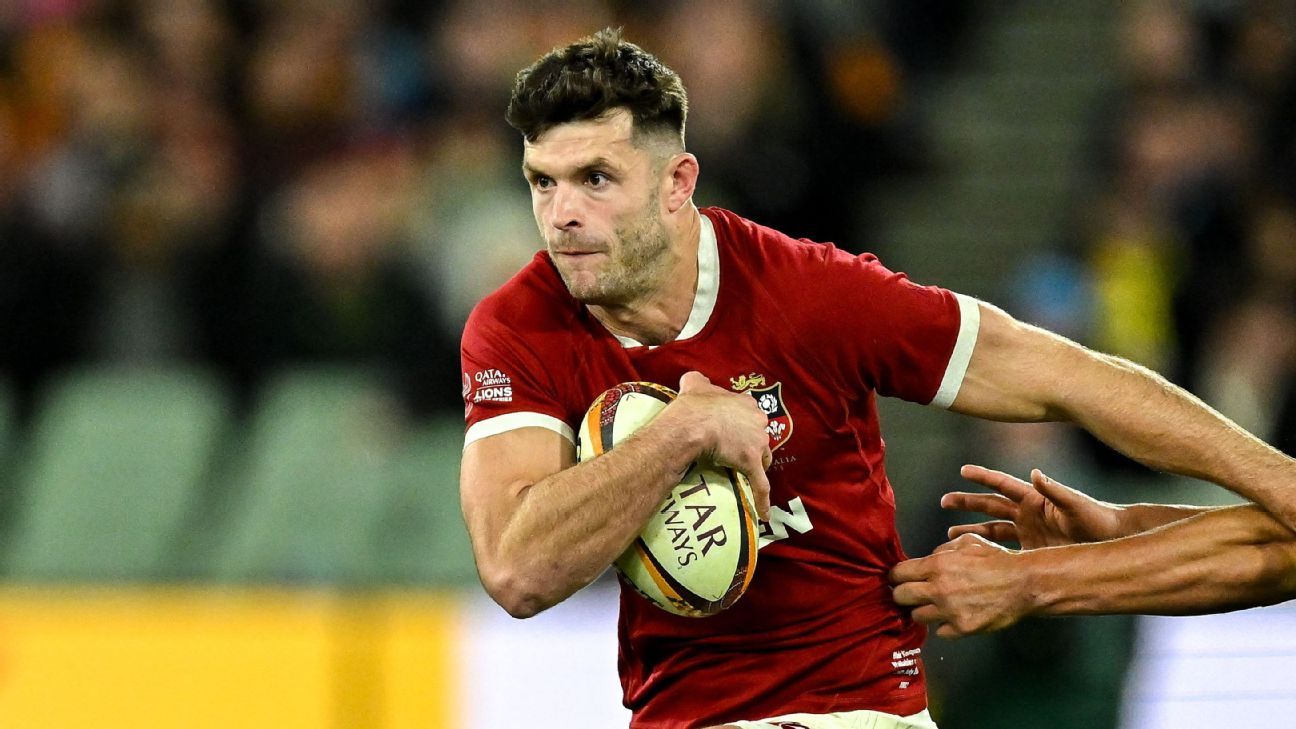 British and Irish Lions vs Australia: Blair Kinghorn, James Ryan start in final Test