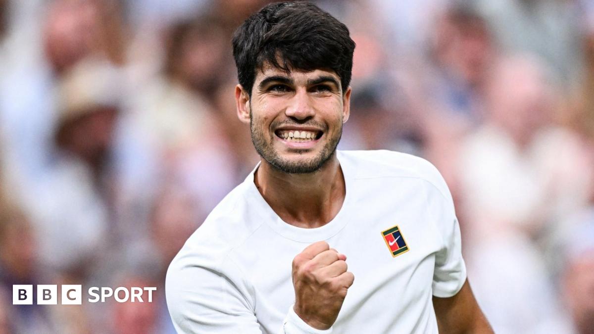 Wimbledon 2025 results: Carlos Alcaraz battles back against Andrey Rublev to reach quarter-finals