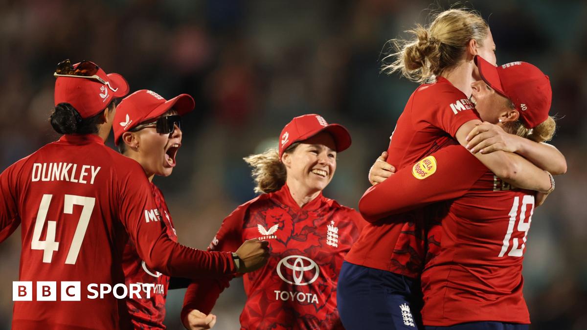 England v India: Hosts keep series alive with thrilling five-run win at The Oval