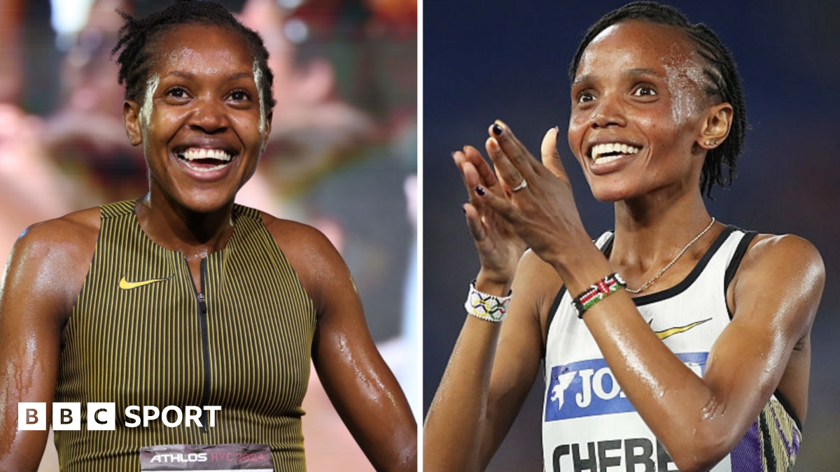 Eugene Diamond League: Faith Kipyegon and Beatrice Chebet break world records