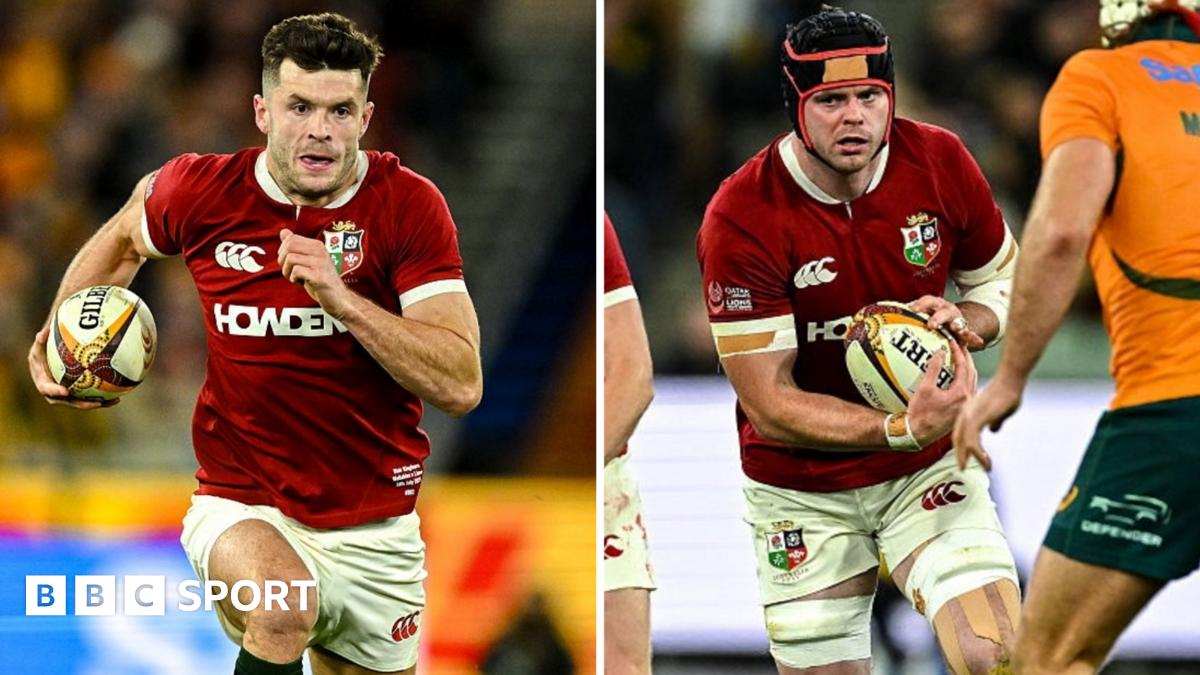 Lions team: Blair Kinghorn and James Ryan in for final Test in Australia