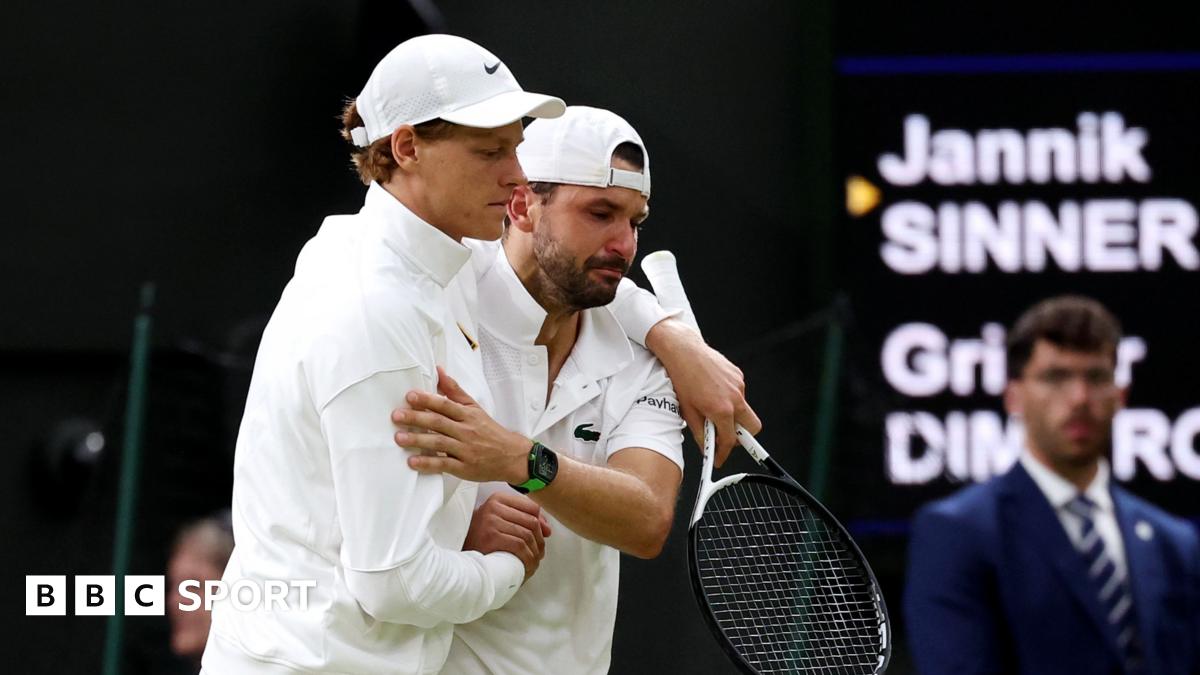 Wimbledon 2025: Jannik Sinner says progress ‘not a win’ after Grigor Dimitrov injury