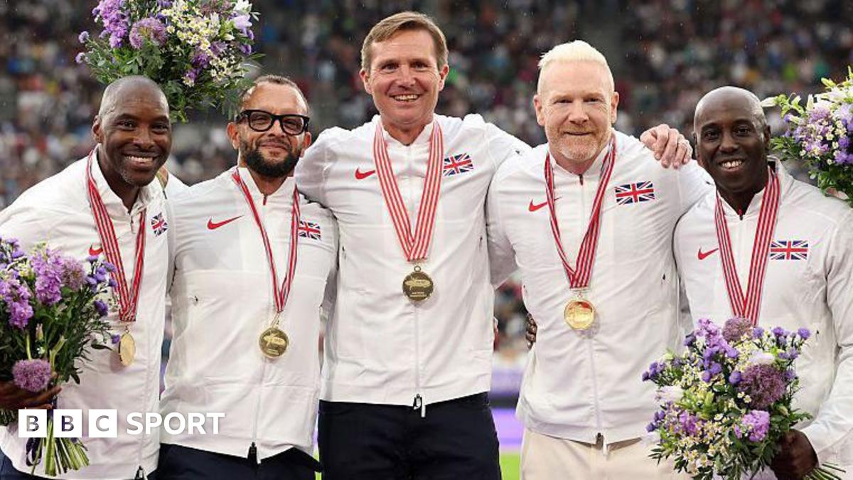 World Athletics Championships: GB relay team receive gold medals 28 years late