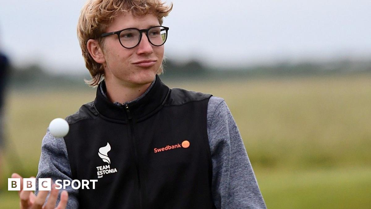 The Open 2025: Estonian amateur Richard Teder on qualifying, his famous chip-in and kebabs
