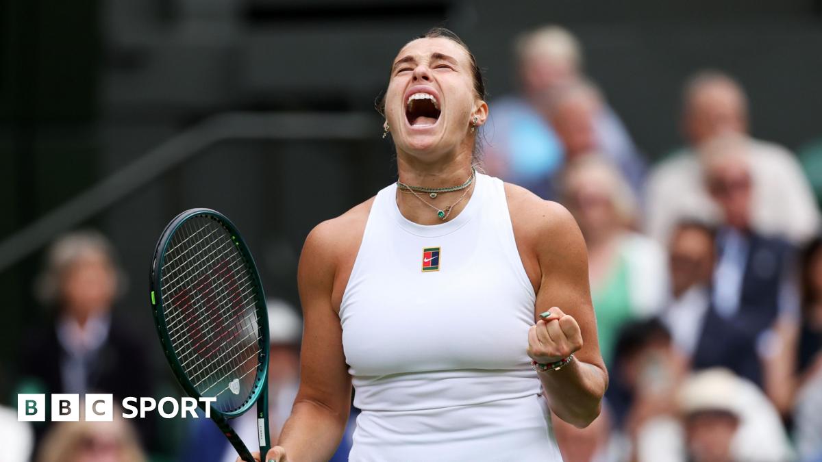 Wimbledon 2025 results: Aryna Sabalenka continues maiden SW19 title pursuit with win over Marie Bouzkova