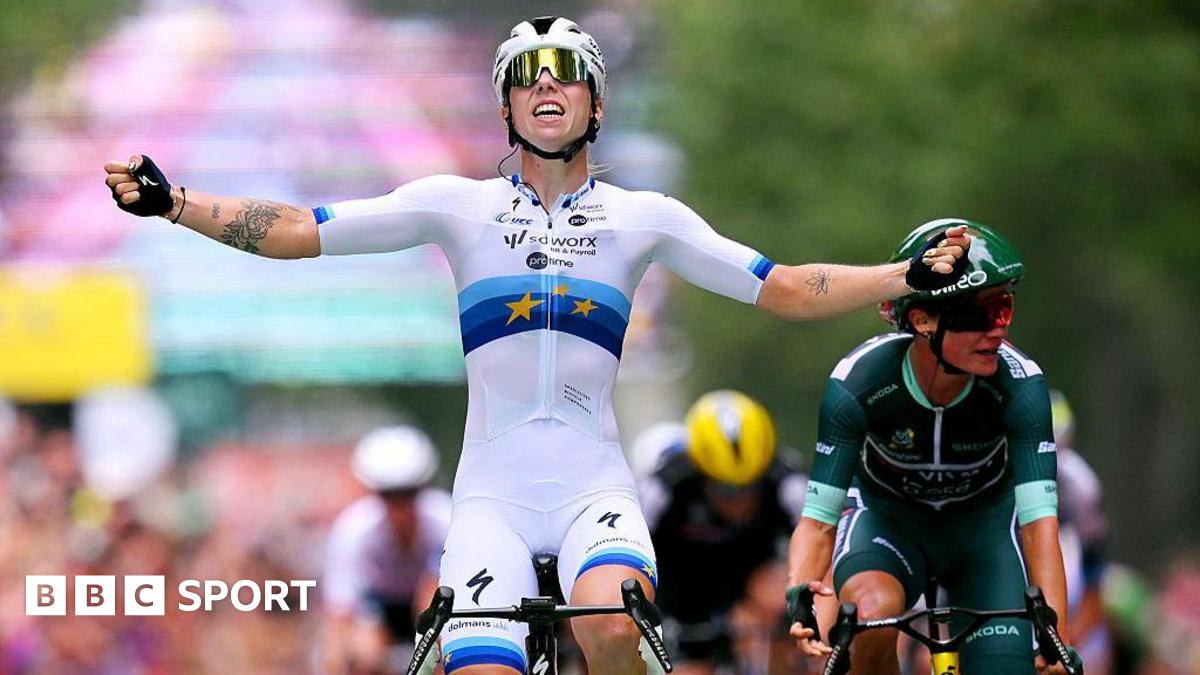 Tour de France Femmes: Lorena Wiebes wins chaotic third stage