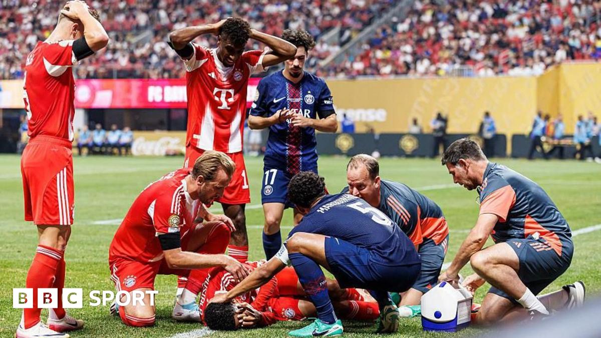 ‘Hopefully it’s not as bad as it looks’ – Jamal Musiala ‘in hospital’ after ankle injury