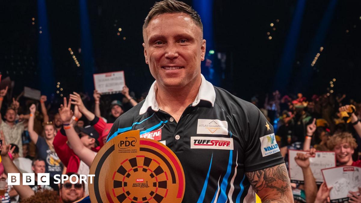 Baltic Sea Darts Open: Gerwyn Price beats Gary Anderson for ninth European title