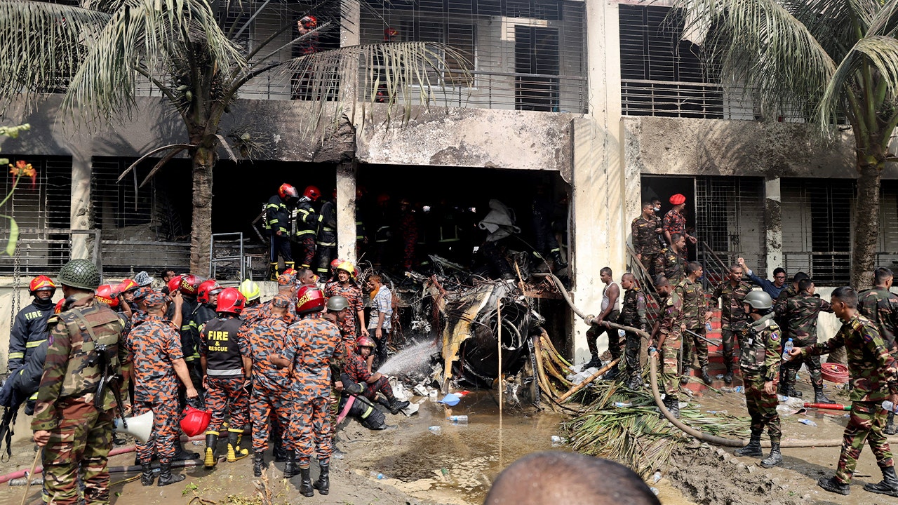 Bangladesh air force jet crashes into school campus, killing 19 people