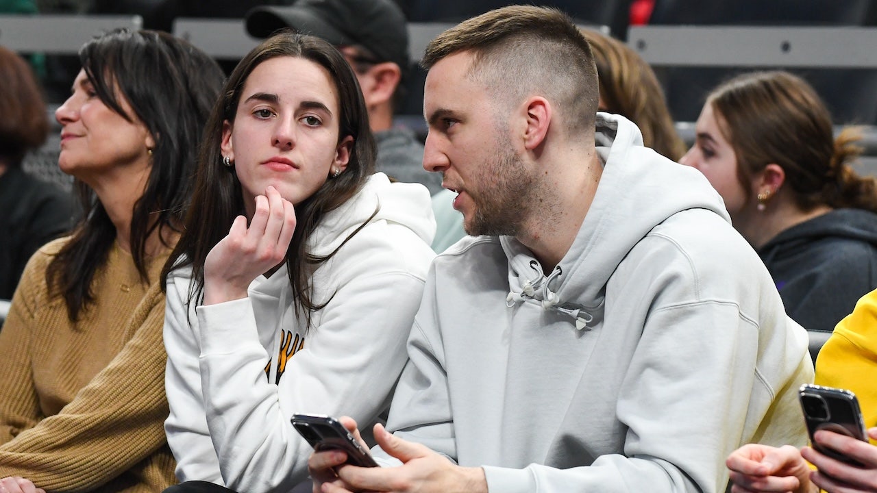Caitlin Clark’s kiss with boyfriend Connor McCaffery goes viral