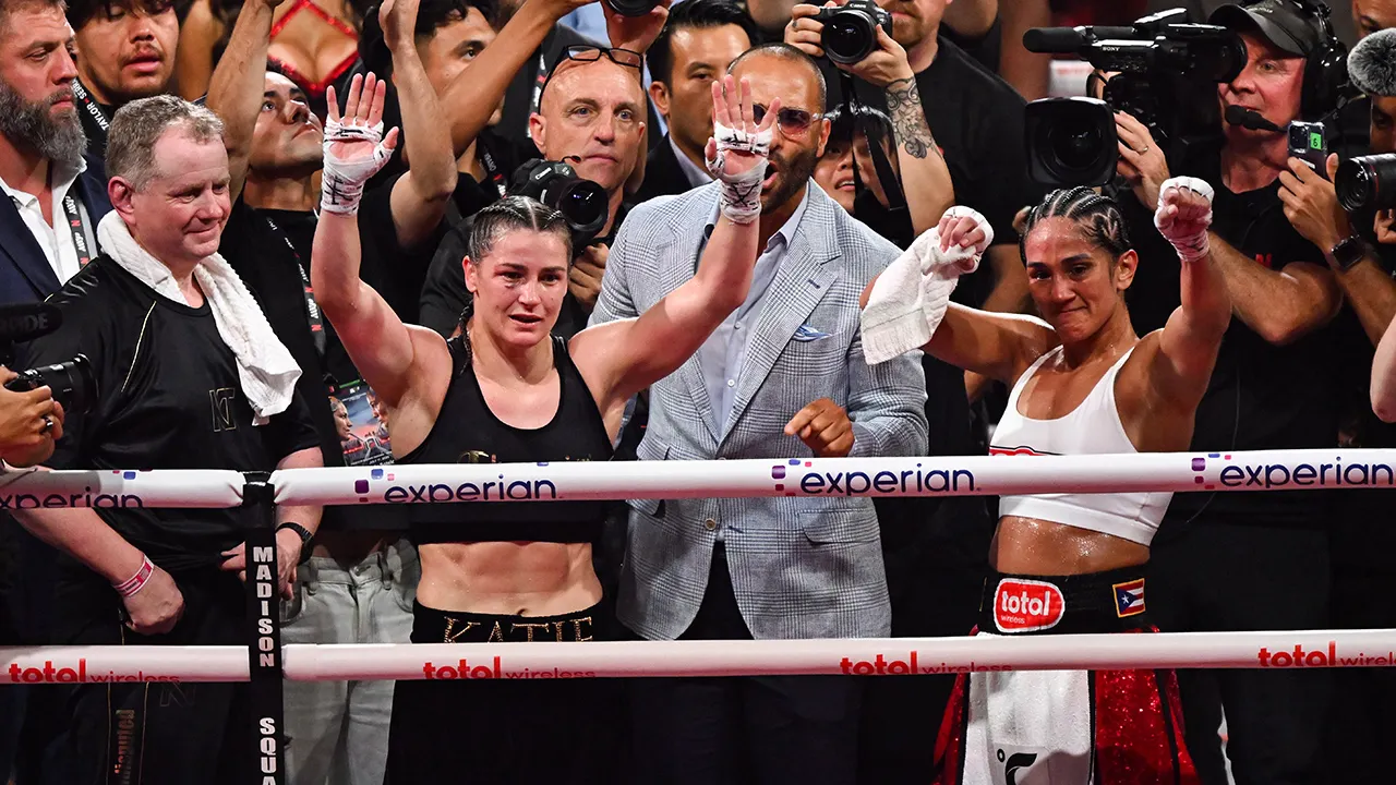 Katie Taylor ‘very satisfied’ after completing trilogy sweep of Amanda Serrano