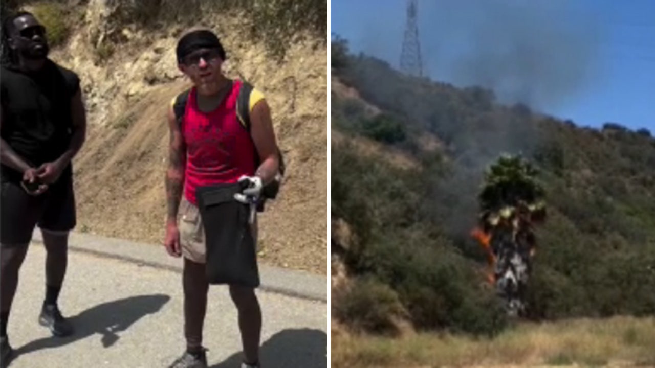 Man arrested after quick-thinking California residents confront him for allegedly starting fire
