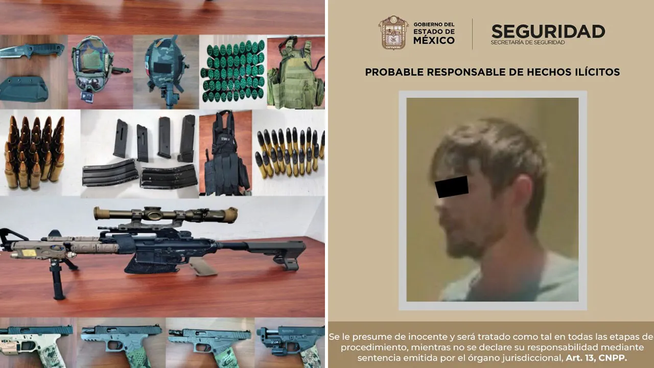 Mexican authorities arrest American with CIA credentials and illegal firearms