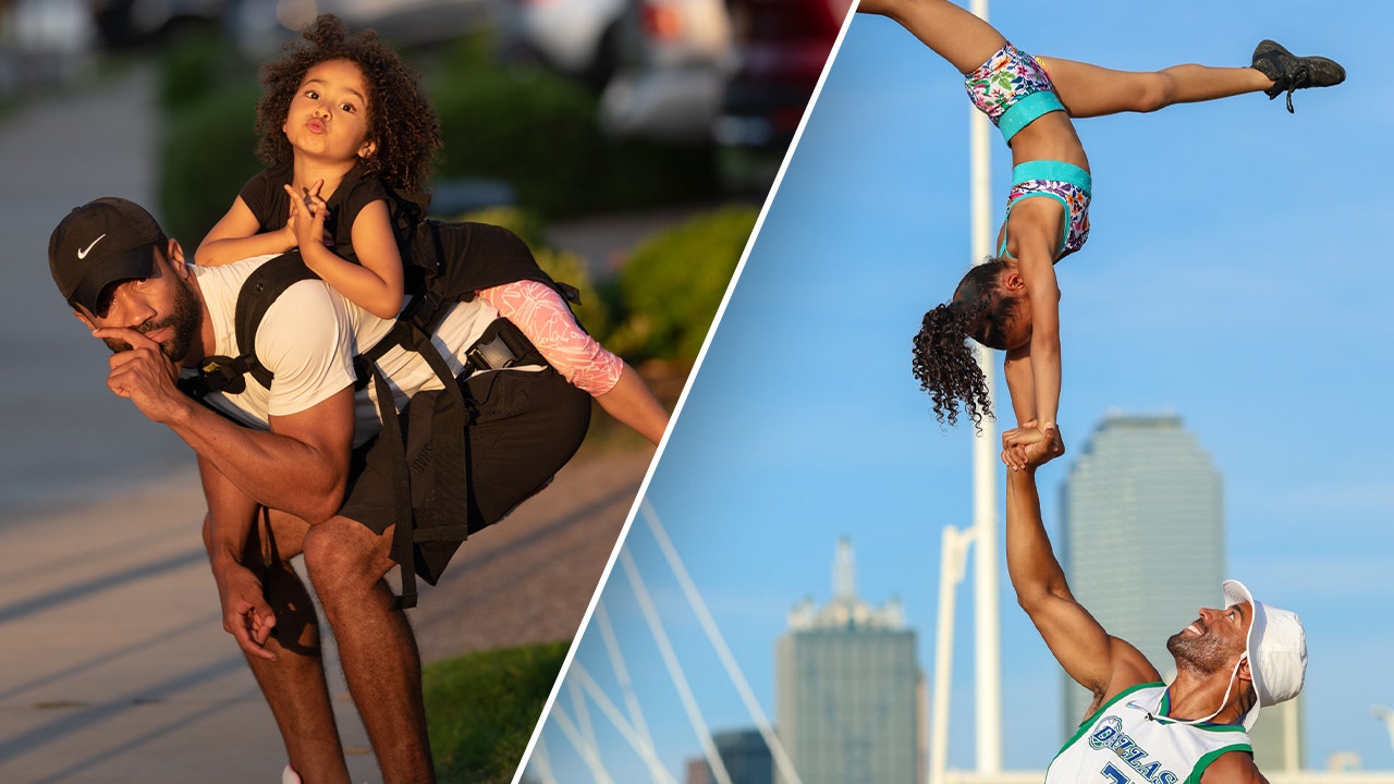 Dad’s viral cheerleading videos with daughter show authentic parenting