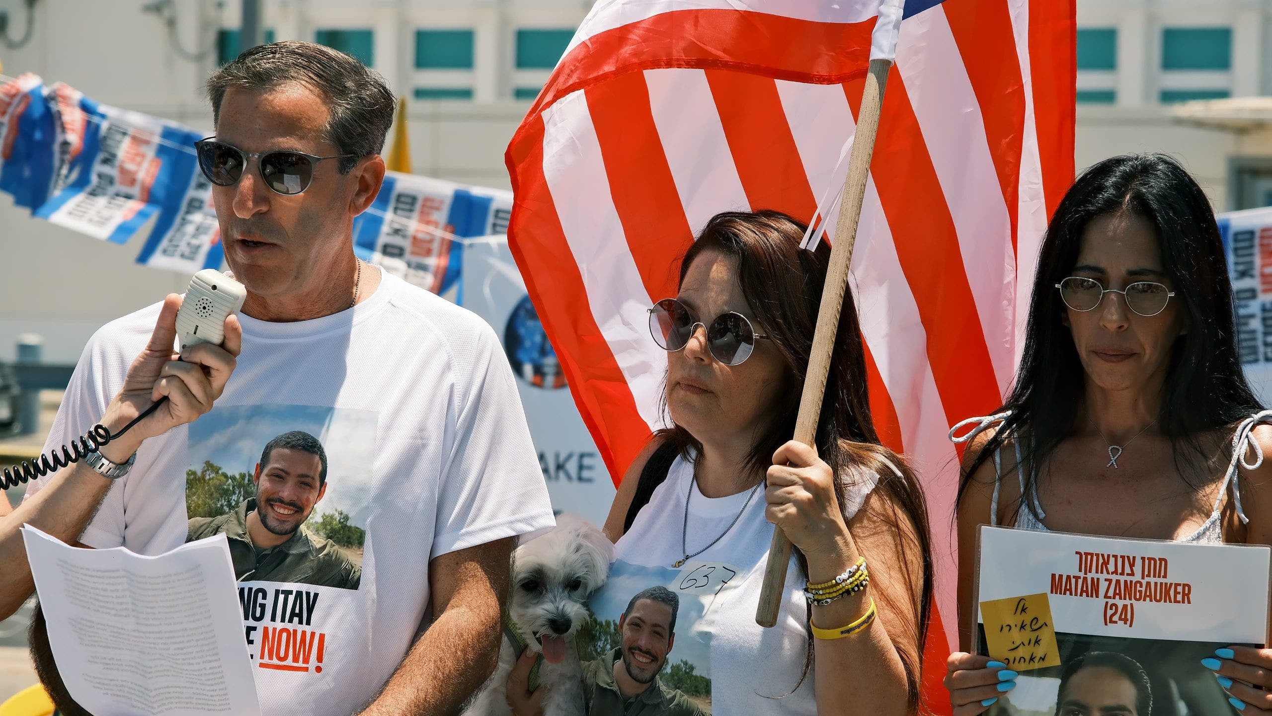Father of Hamas hostage pleads for son’s freedom on Fourth of July