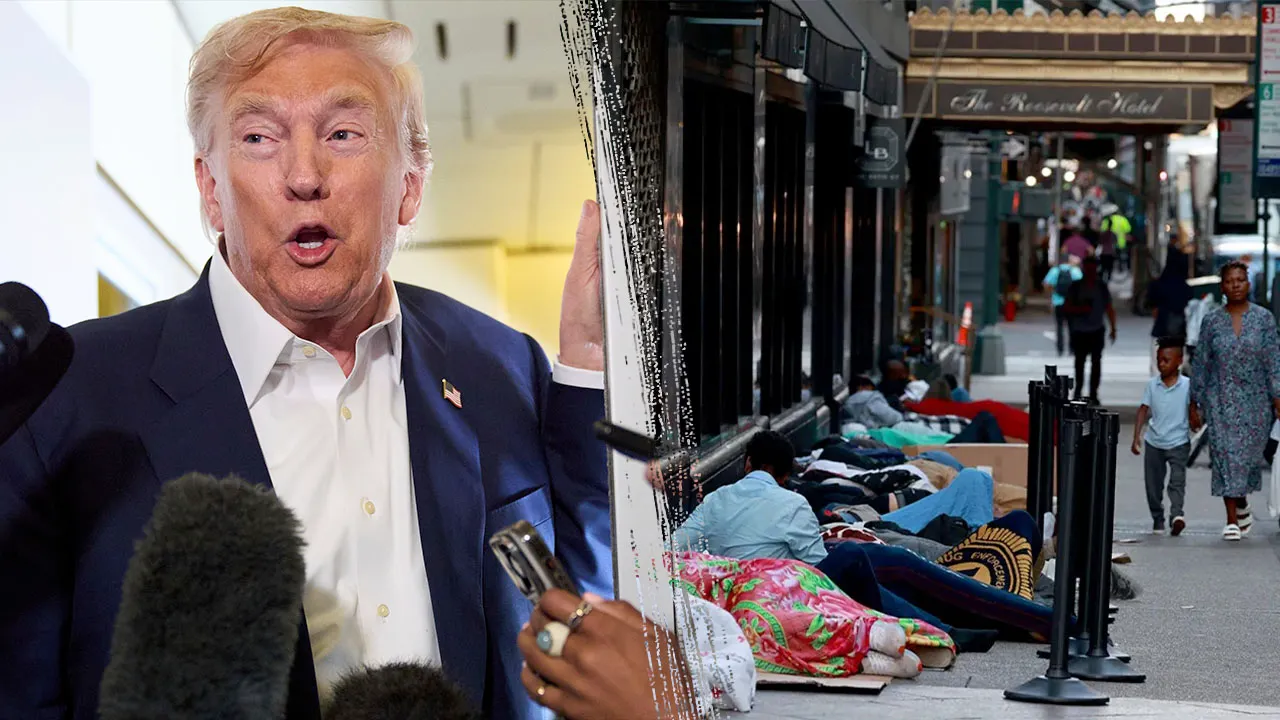 Trump criticizes housing migrants in luxury hotels amid struggles