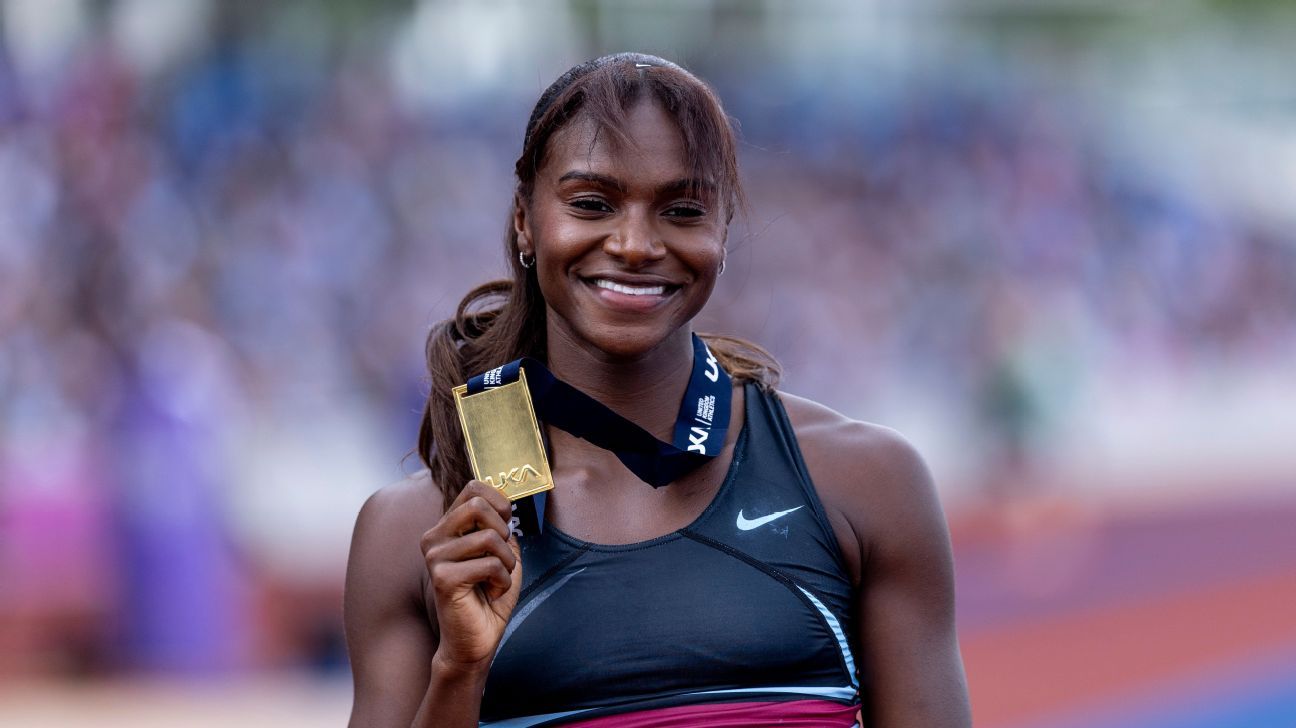 UK Athletics Championships: Dina Asher-Smith wins 200m gold