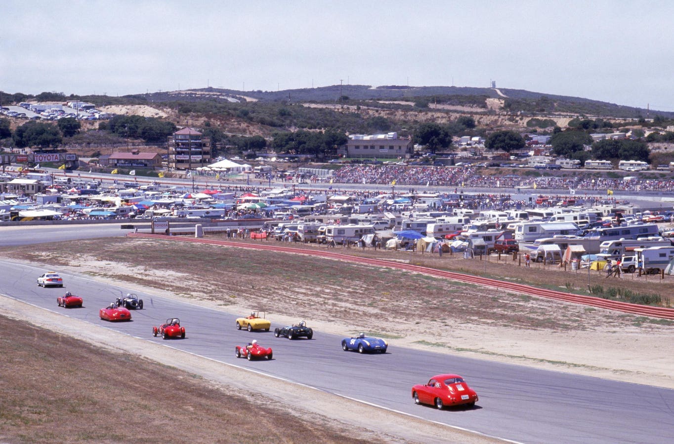 Indy 500 & Robotic Cars Race On Challenging Laguna Seca Raceway