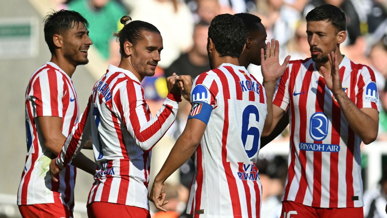 Newcastle lose to Atlético in final friendly as Isak absent again