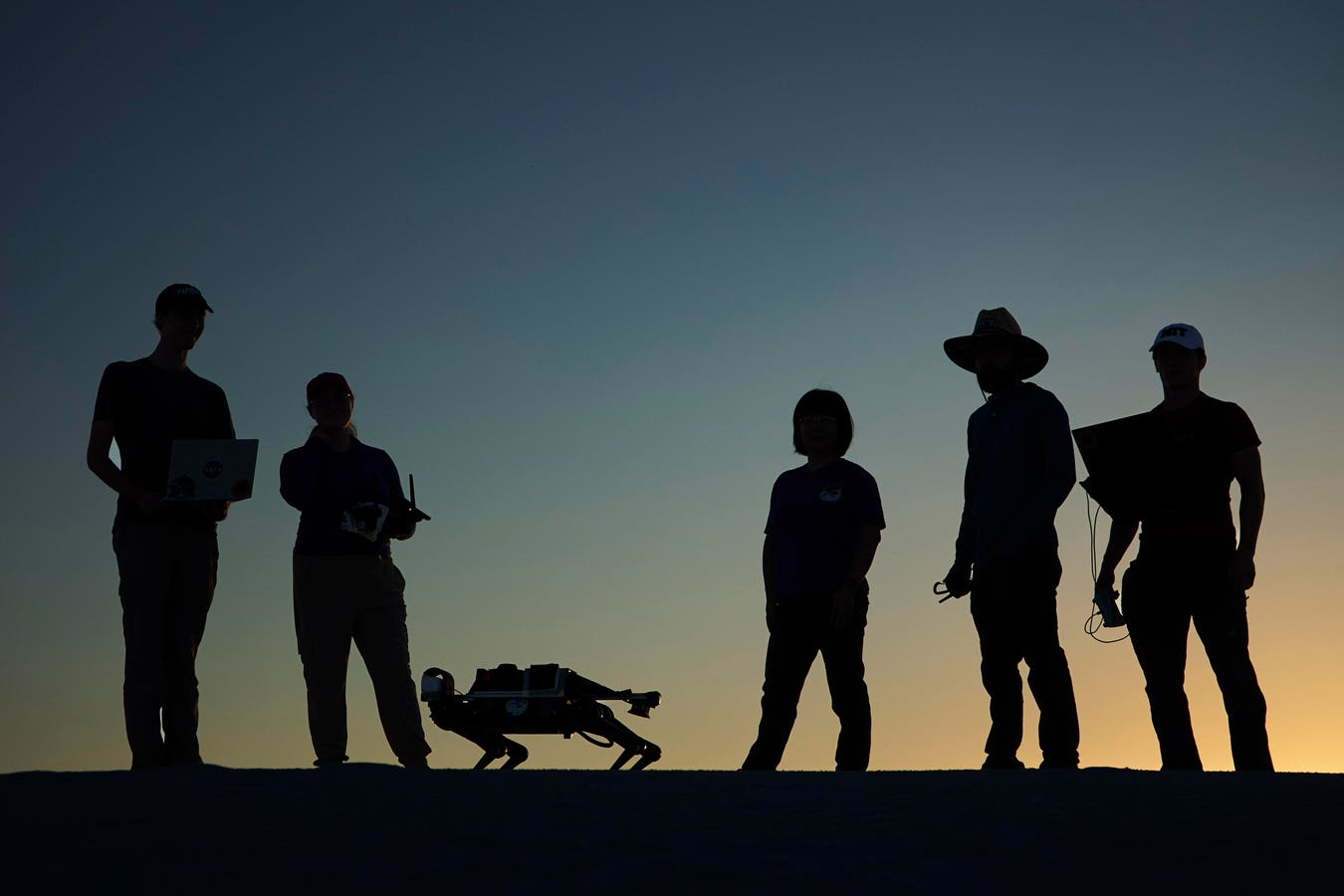 This Quadruped Robot Trains As Field Partner For Future Mars Missions