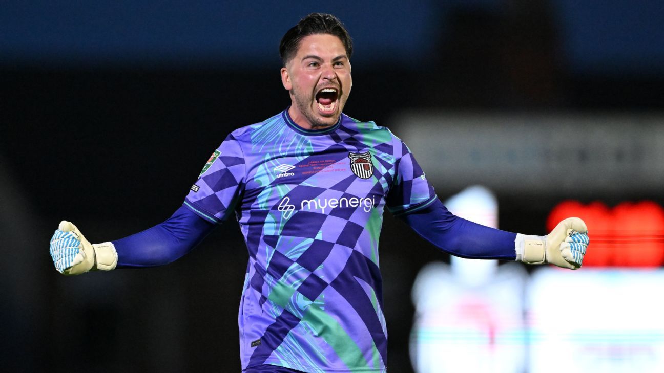 Grimsby GK Pym, a Man United fan, ‘half fuming’ after win