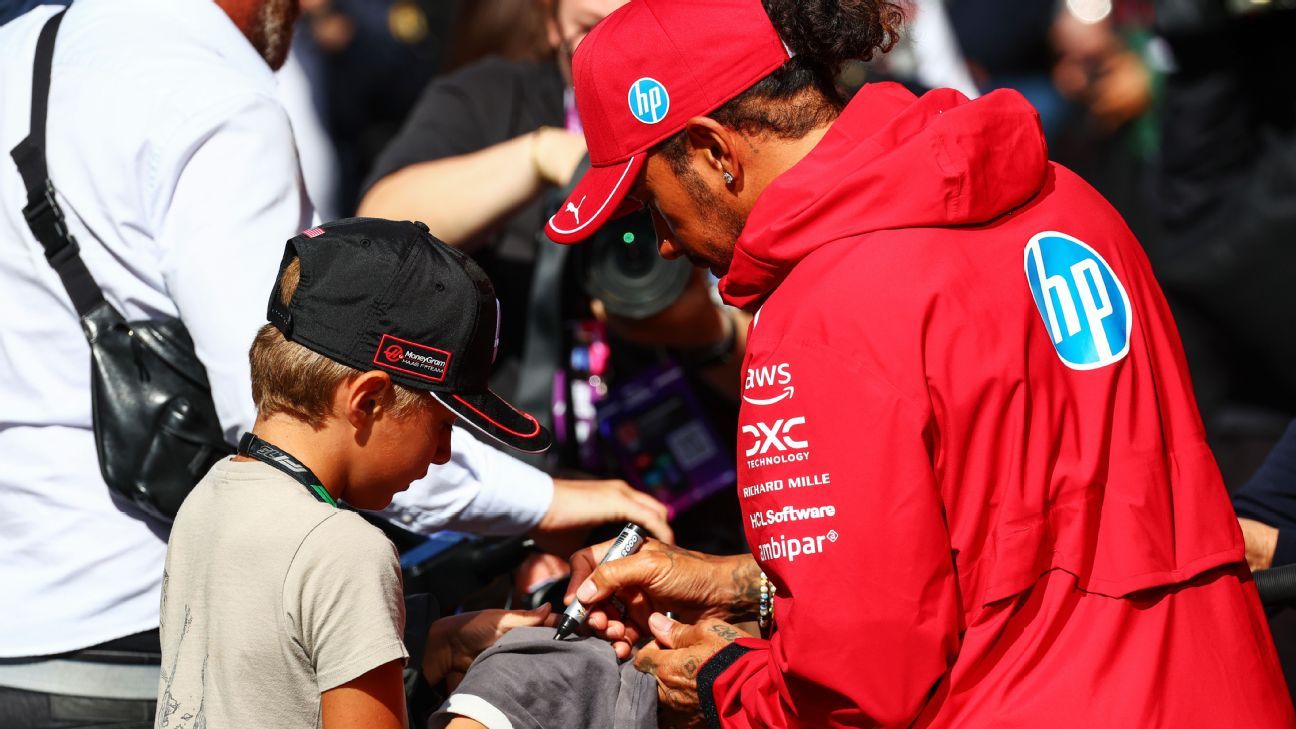 Lewis Hamilton ‘determined’ to rediscover F1 love at Ferrari after break