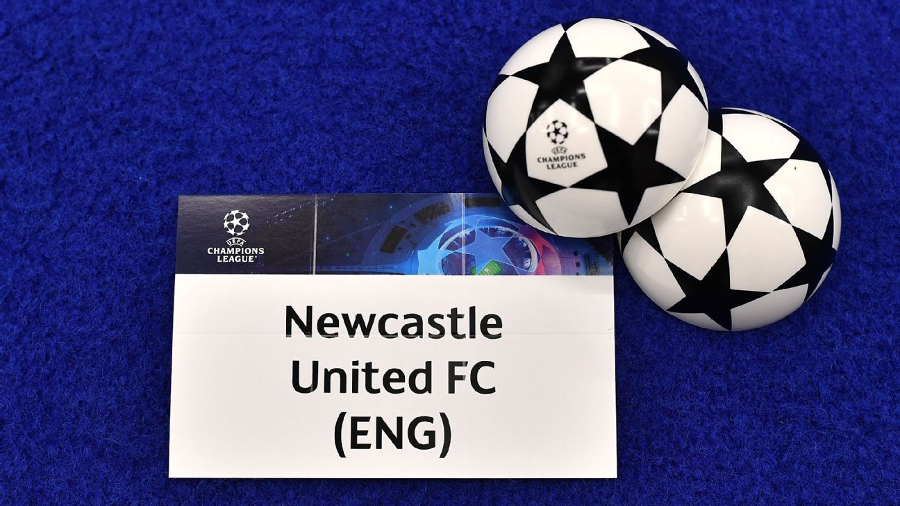 Newcastle’s Champions League draw: Barcelona, PSG, more