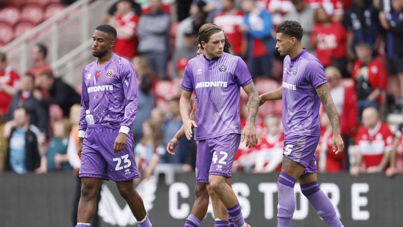 Playoff finalists Sheffield United go rock-bottom of Championship