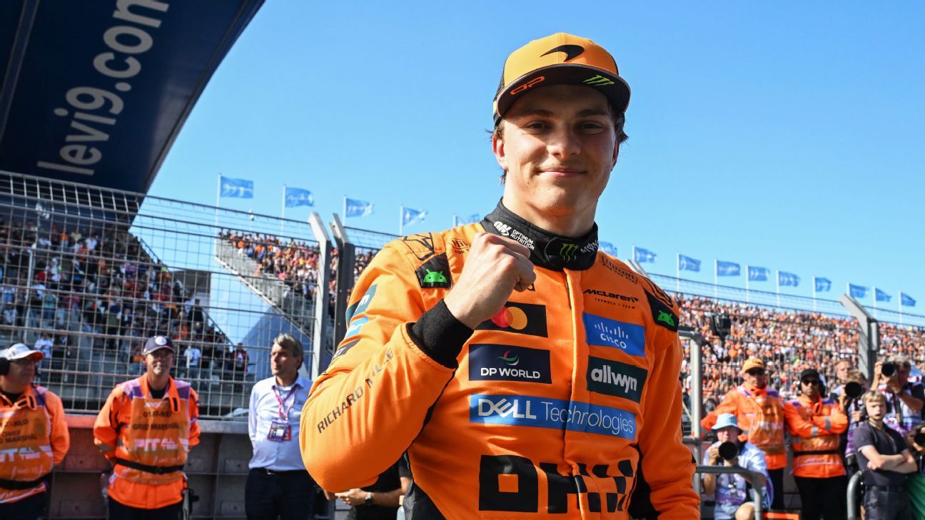 Dutch GP qualifying: McLaren’s Piastri takes pole ahead of Norris