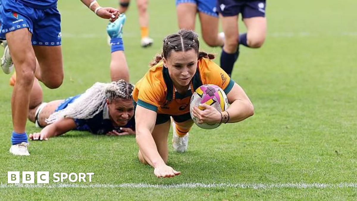 Australia 73-0 Samoa: Desiree Miller bags hat-trick in record win