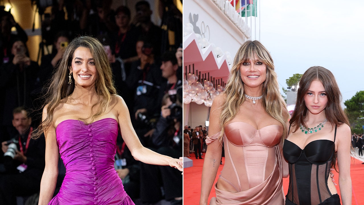 Amal Clooney and Heidi Klum stun at the Venice Film Festival