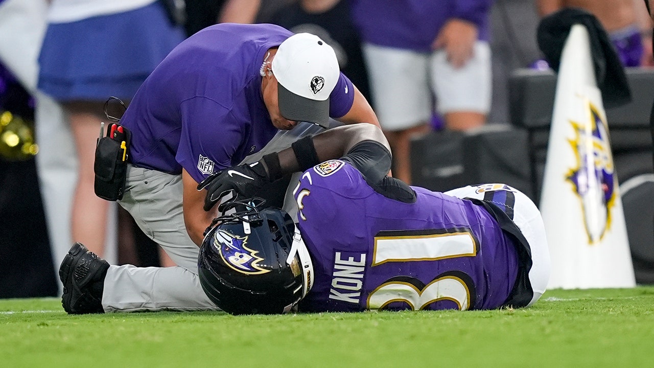 Ravens’ Bilhal Kone out for the season after suffering gruesome knee injury