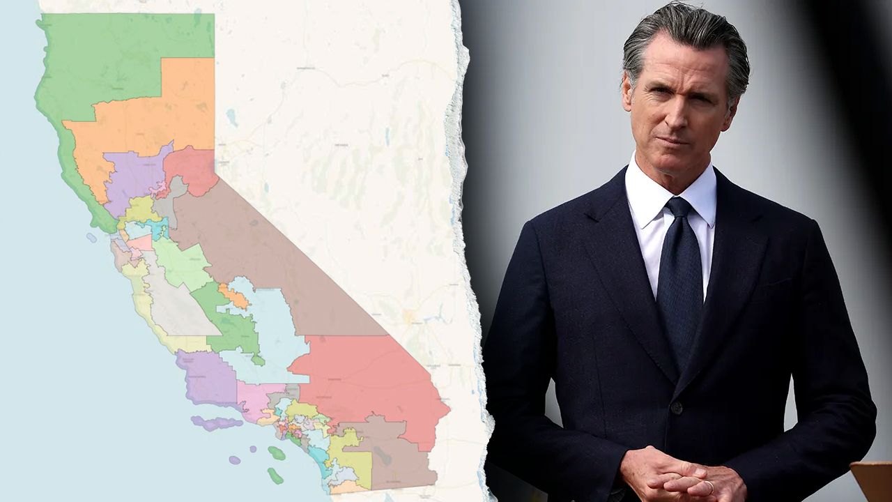 Newsom leads California redistricting plans revealed in leaked map