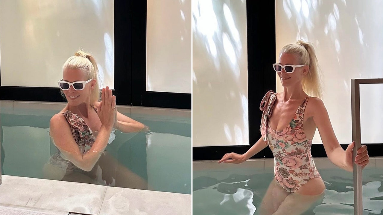 Claudia Schiffer impresses fans with brave 3-minute ice plunge
