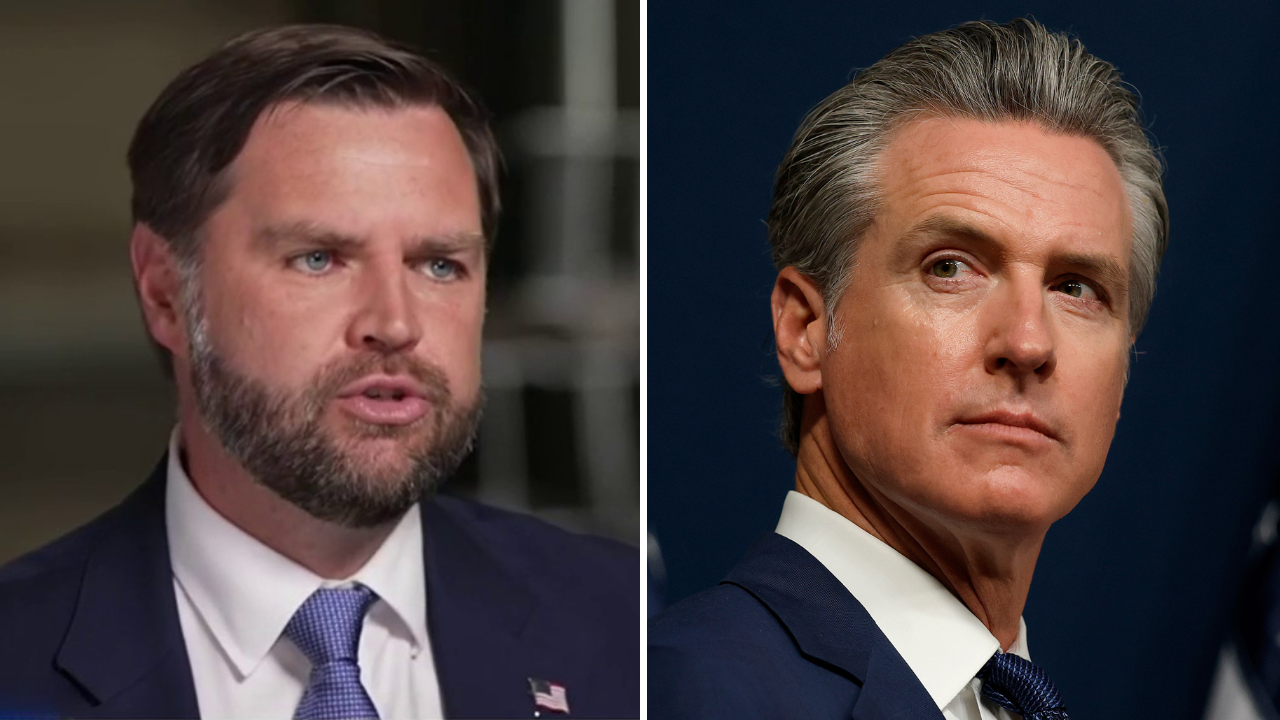 Vance criticizes Newsom for ‘cheap imitation’ of Trump